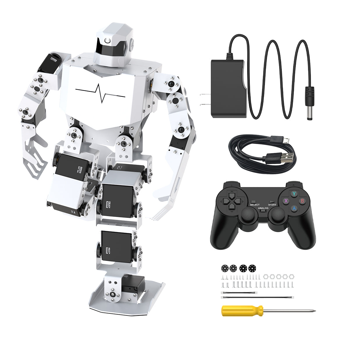 H5S Hiwonder 16DOF Intelligent Humanoid Dancing Robot Supports Entertainment Display H5S Hiwonder 16DOF Intelligent Humanoid Dancing Robot Supports Entertainment Display